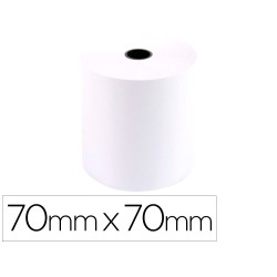 10 Unidades - Rollo sumadora exacompta electro offset 70 mm x 70 mm 60 g/m2