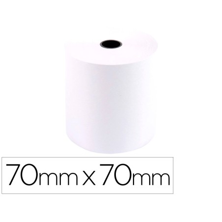 10 Unidades - Rollo sumadora exacompta electro offset 70 mm x 70 mm 60 g/m2