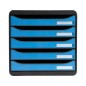 Fichero cajones sobremesa exacompta big-box clean safe 5 cajones azul