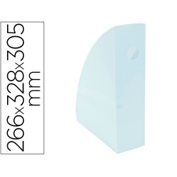 Revistero exacompta aquarel mag-cube azul pastel 266x328x305 mm