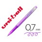 12 Unidades - Rotulador uni-ball roller uf-222 tinta gel borrable 0,7 mm violeta