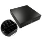 Cajon portamonedas 8 monederos 4 billeteros apertura electrica negro 410x415x110 mm