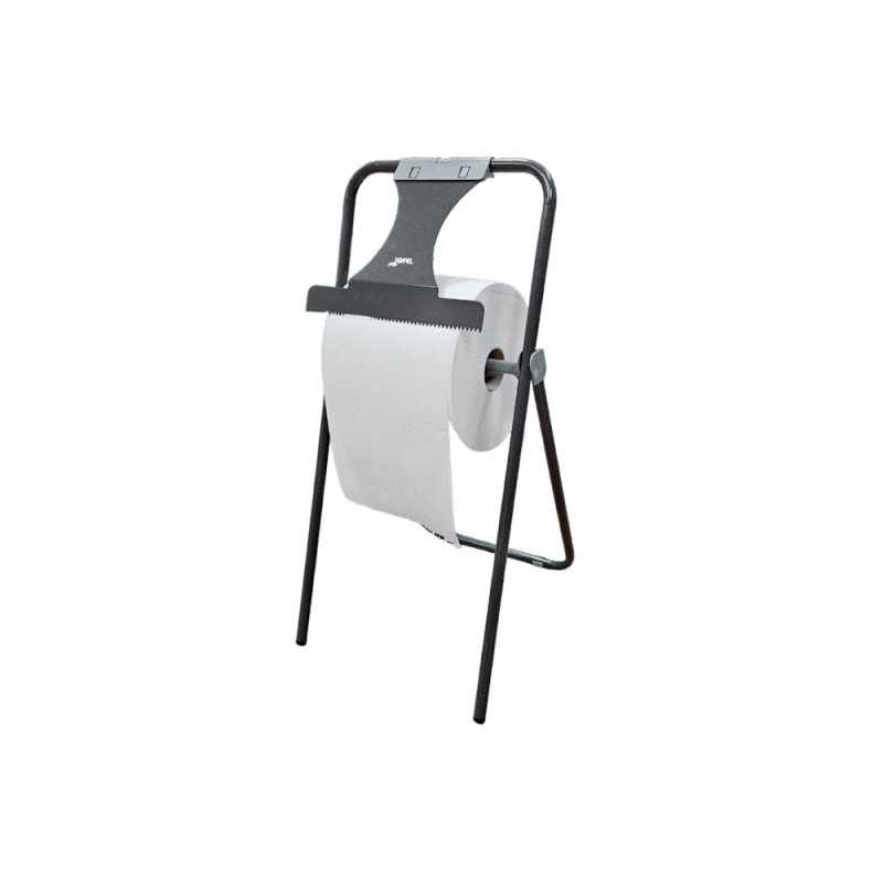 Portabobina industrial jofel metalico suelo con sierra de corte para bobinas de hasta 500 m 850x418x445 mm