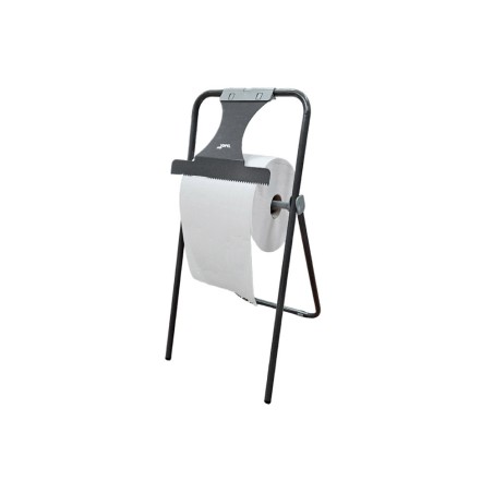 Portabobina industrial jofel metalico suelo con sierra de corte para bobinas de hasta 500 m 850x418x445 mm
