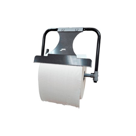 Portabobina industrial jofel metalico mural con sierra de corte para bobinas de hasta 500 m 435x416x285 mm