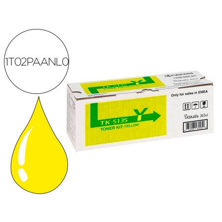 Toner tk5135y kyocera -mita taskalfa 265ci toner amarillo