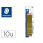 Lapices de grafito staedtler noris n.2 hb blister de 10 unidades