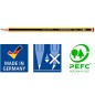 Lapices de grafito staedtler noris n.2 hb blister de 10 unidades