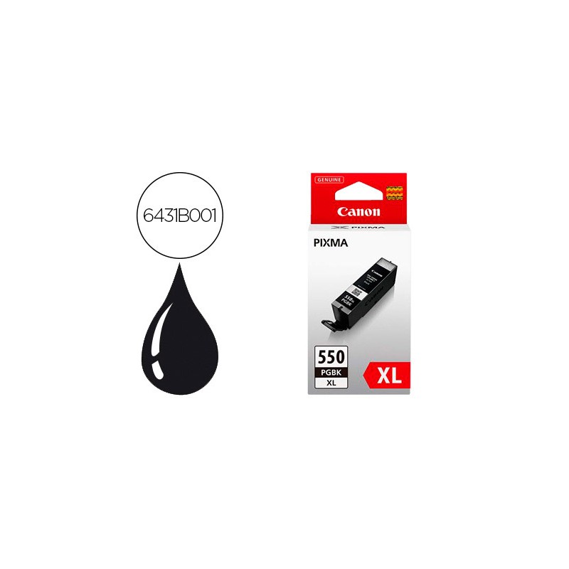 Ink-jet canon pgi550xl pixma mg5450/5550/ 6350/7150 negro gran capacidad Ink-jet canon pgi550xl pixma mg5450/5550/ 6350/7150 negro gran capacidad