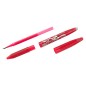 Boligrafo pilot frixion ball borrable 0,7 mm punta media rojo en blister