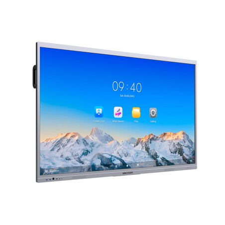 Pantalla interactiva hikvision 86" 3840x2160 pixeles 4k wifi/bluetooh android 13.0 8gb memoria