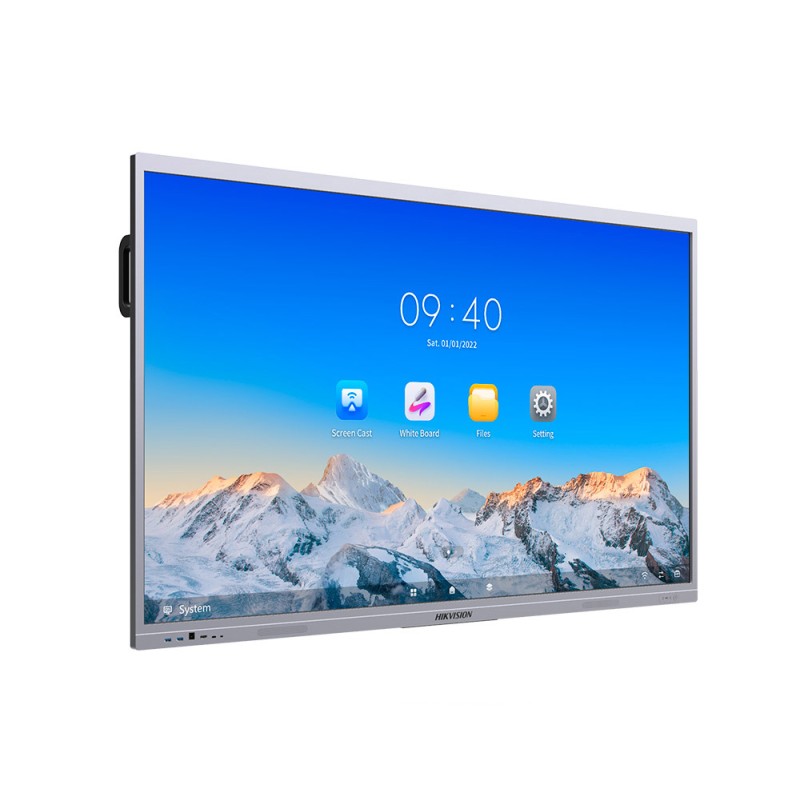 Pantalla interactiva hikvision 65" 3840x2160 pixeles 4k wifi/bluetooh android 13.0 8gb memoria