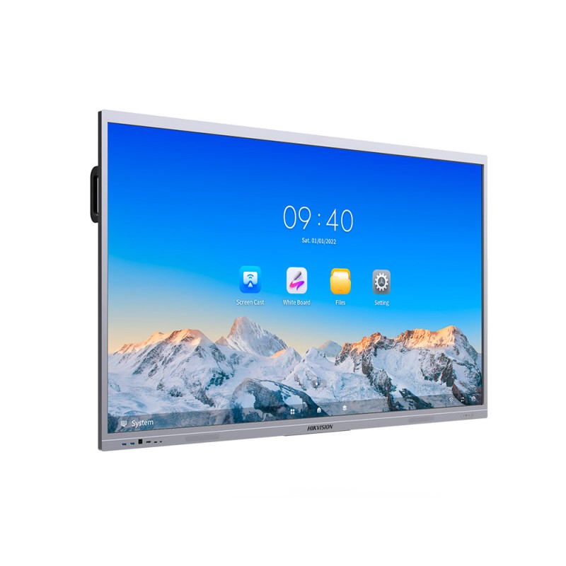 Pantalla interactiva hikvision 65" 3840x2160 pixeles 4k wifi/bluetooh android 13.0 8gb memoria