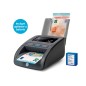 Detector y contador de billetes falsos safecan 155-s complete pantalla lcd 3,8" micro sd 156x120x76 mm