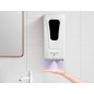 Dispensador para gel y jabon q-connect automatico con sensor 1000 ml 13x11,5x27 cm color blanco