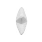 Figura de espuma blanca liderpapel estrella de 4 cm bolsa con 6 unidades
