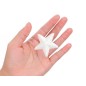 Figura de espuma blanca liderpapel estrella de 4 cm bolsa con 6 unidades