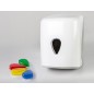 Dispensador papel secamanos dahi mecha abs color blanco 321x207x220 mm