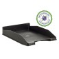 Bandeja sobremesa archivo 2000 antimicrobiana plastico apilable 3 posiciones din a4 y folio negra 345x255x60 mm