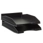 Bandeja sobremesa archivo 2000 antimicrobiana plastico apilable 3 posiciones din a4 y folio negra 345x255x60 mm