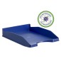 Bandeja sobremesa archivo 2000 antimicrobiana plastico apilable 3 posiciones din a4 y folio azul 345x255x60 mm