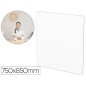 Pantalla de proteccion de techo para mostrador metacrilato ventana 300 x 150 mm medidas 750 x 850 mm Pantalla de proteccion de techo para mostrador metacrilato ventana 300 x 150 mm medidas 750 x 850 mm