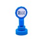 Sello artline emoticono gracias color azul 22 mm diametro