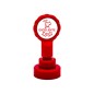Sello artline emoticono excelente color rojo 22 mm diametro