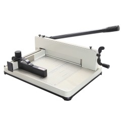 Guillotina q-connect kf16916 manual profesional largo del corte 330 mm capacidad 400 hojas