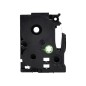 Cinta q-connect tze-221 blanco-negro 9mm longitud 8 m