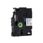 Cinta q-connect tze-221 blanco-negro 9mm longitud 8 m