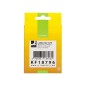 Cinta q-connect tze-221 blanco-negro 9mm longitud 8 m