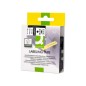 Cinta q-connect mk-221 blanco-negro 9mm longitud 8 m