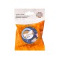 Cinta q-connect 12 mm x 2 m negro-blanco para ropa para maquina letratag