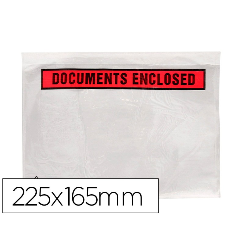 Sobre autoadhesivo q-connect portadocumentos 225x165 mm sin ventana paquete de 1000 unidades Sobre autoadhesivo q-connect portadocumentos 225x165 mm sin ventana paquete de 1000 unidades