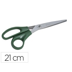 Tijera oficina faibo acero inoxidable 21 cm empuñadura ergonomica