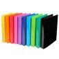 10 Unidades - Carpeta exacompta iderama 2 anillas 30 mm din a4 carton forrado pvc colores surtidos