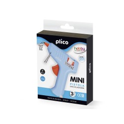 Pistola de silicona caliente mini plico 25 w