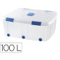 Contenedor plastico plasticforte 100 litros n 15 transparente con tapa 330x800x600 mm Contenedor plastico plasticforte 100 litros n 15 transparente con tapa 330x800x600 mm