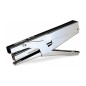 Grapadora tenaza rapid e10 cromado/negro capacidad 15 hojas usa grapas nº 10