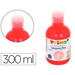 Tempera liquida primo escolar 300 ml rojo fluorescente