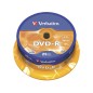 Dvd-r verbatim capacidad 4.7gb velocidad 16x 120 min tarrina de 25 unidades Dvd-r verbatim capacidad 4.7gb velocidad 16x 120 min tarrina de 25 unidades