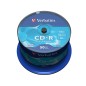 Cd-r verbatim capacidad 700mb velocidad 52x 80 min tarrina de 50 unidades