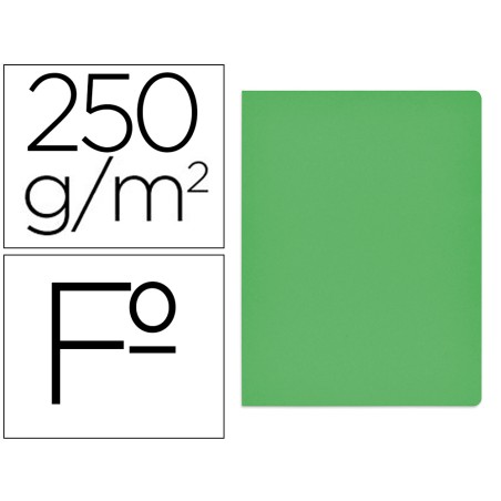 50 Unidades - Subcarpeta cartulina gio simple intenso folio verde 230g/m2