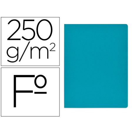 50 Unidades - Subcarpeta cartulina gio simple intenso folio azul 230g/m2