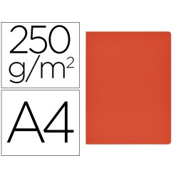 50 Unidades - Subcarpeta cartulina gio simple intenso din a4 rojo 230g/m2