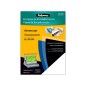 Tapa de encuadernacion fellowes din a4 polipropileno transparente 450 micras pack de 100 unidades