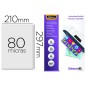 Bolsa de plastificar fellowes mate din a4 80 mc pack 100 unidades