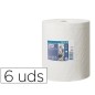 Papel secamanos tork extra ancho 215 mm largo 160 m 2 capas para dispensador m2 paquete de 6 unidades
