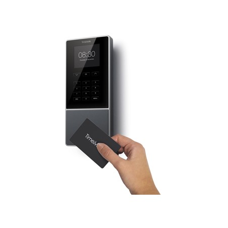Controlador de presencia safescan timemoto tm-616 con codigo pin o tarjeta rfid hasta 200 usuarios